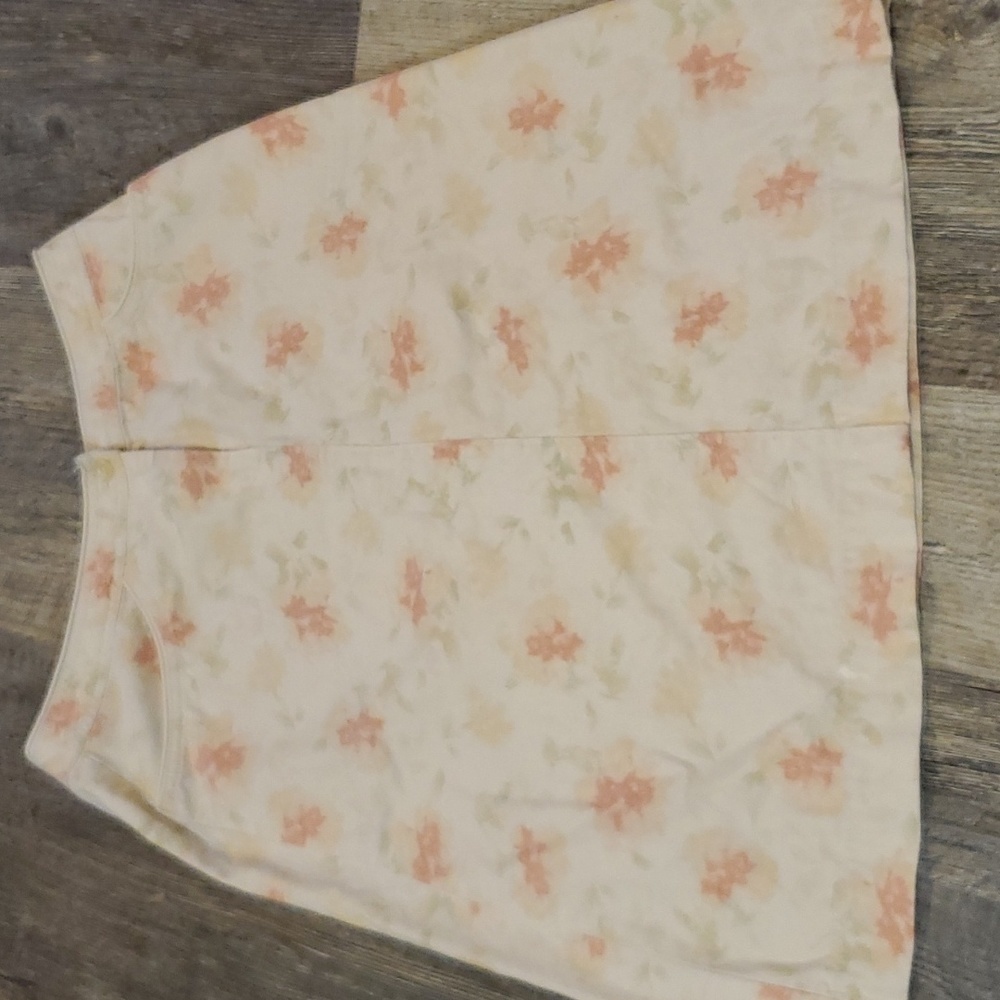 J.Jill CottageCore Grannycore‎  Floral  skirt 8P